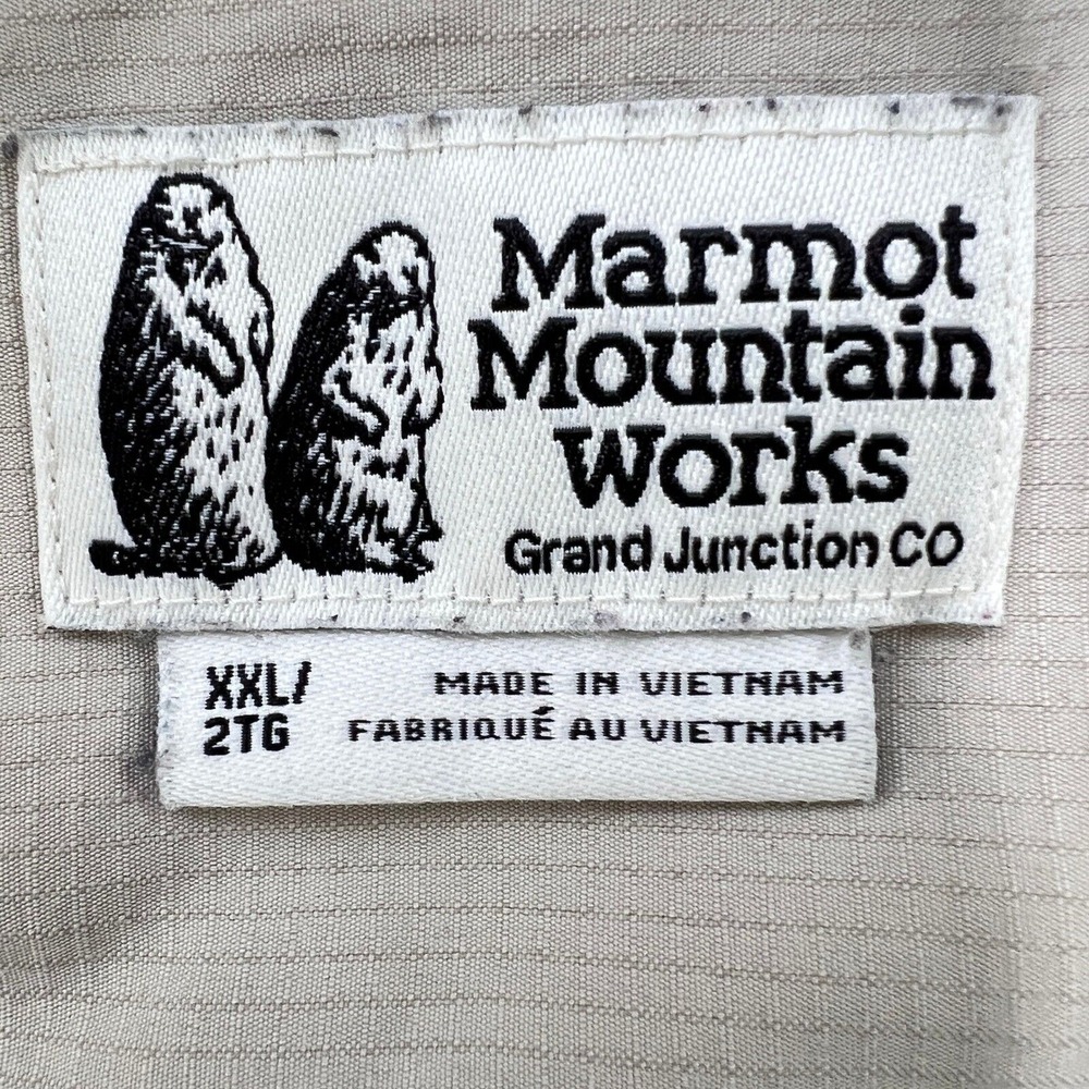 Marmot Mountain‎ Works Pursuit Shirt Button Up Short Sleeve Outdoor XXL - Picture 9 of 10